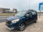 Dacia Dokker Stepway 2019 1.6i 125dkm Navi Pdc Cruise Full, Auto's, Voorwielaandrijving, 75 kW, Euro 6, Blauw