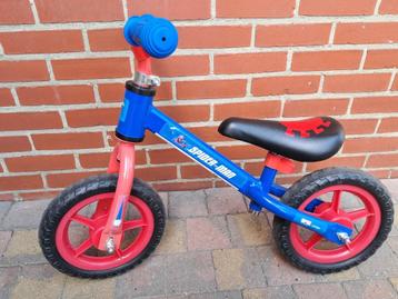 Loopfietsje spiderman, Fietsen en Brommers, Ophalen, Zo goed als nieuw, Minder dan 16 inch