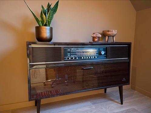 Vintage retro originele radio kast Grundig -  Superkoopje, Maison & Meubles, Armoires | Autre, Utilisé, Enlèvement ou Envoi