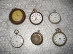 lot de 6 montres de poche anciennes avec travail, Enlèvement ou Envoi