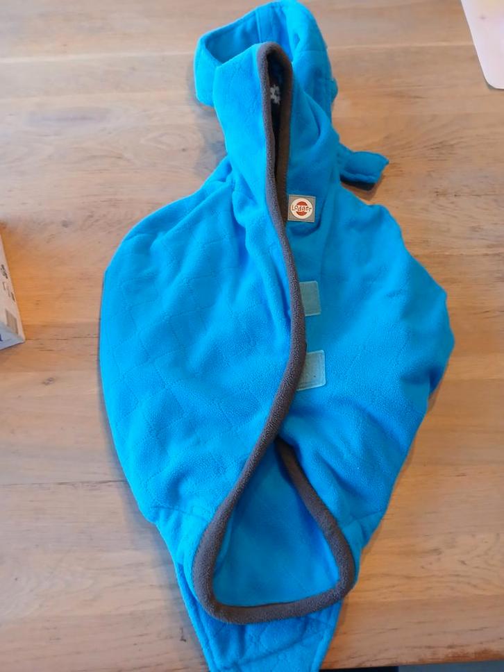 Koopje! Lodger Shelter fleece Blauw, Kinderen en Baby's, Babydragers en Draagdoeken, Gebruikt, Draagzak, Lodger, Ophalen