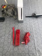 Wii-console met controller en nunchunk, Games en Spelcomputers, Spelcomputers | Nintendo Wii, Ophalen, Nieuw, Met 2 controllers