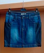 Mini-jupe jean et simili cuir taille 38, Taille 38/40 (M), Enlèvement ou Envoi, Au-dessus du genou, Porté