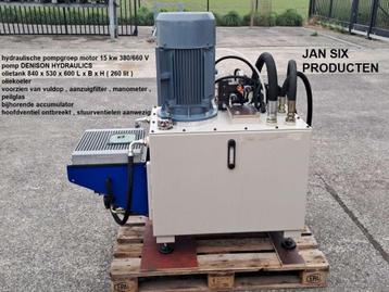 hydraulische pompgroep motor 15 kw 380/660 V pomp DENISON HY beschikbaar voor biedingen