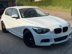 BMW 1 SERIE 116iA ✅AUTOMAAT BENZINE M PAKKET GARANTIE, 4 cilinders, Alcantara, Wit, 100 kW