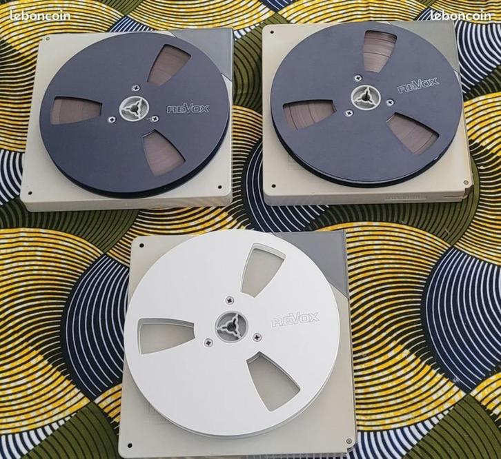 ReVoX spoelen Ø 18 cm met Agfa PER 528 strips, Audio, Tv en Foto, Bandrecorder, Met banden, Verzenden