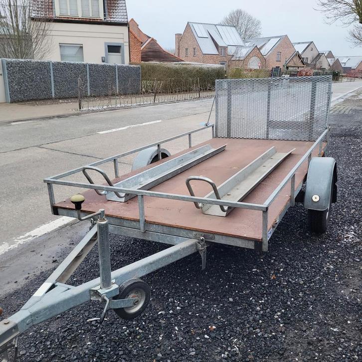 Remorque à moto inclinable pour 2 motos, Autos : Divers, Remorques, Enlèvement