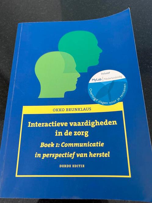 Interactieve vaardigheden in de zorg, 3e editie met MyLab NL, Boeken, Schoolboeken, Zo goed als nieuw, Nederlands, Ophalen