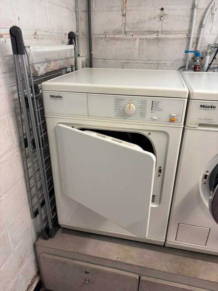 Miele Novotronic T220, Elektronische apparatuur, Droogkasten, Gebruikt, Luchtafvoer, Voorlader, Ophalen