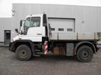 Unimog U300C 4x4 2002, Auto's, Automaat, Wit, Mercedes-Benz, Bedrijf