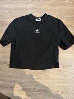 Adidas crop top (34), Manches courtes, Noir, Taille 34 (XS) ou plus petite, Porté