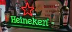 Heineken bier brouwerij reclamebord lichtreclame lamp barkam, Verzamelen, Merken en Reclamevoorwerpen, Ophalen, Gebruikt, Lichtbak of (neon) lamp