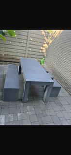Tuinset  beton look TEKOOP, Tuin en Terras, Tuinsets en Loungesets, Ophalen, Gebruikt, Tuinset