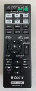 Télécommande du système audiovisuel Sony RM-ADU101, Utilisé, Envoi