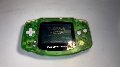Nintendo Gameboy Advance Clear Green Console, Games en Spelcomputers, Spelcomputers | Nintendo Game Boy, Zo goed als nieuw, Game Boy Advance