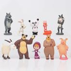 Set de 10 figurines articulées Macha et l'ours (4-7 cm), Enlèvement ou Envoi, Neuf