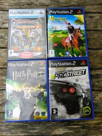 Playstation 2 games 4 stuks. beschikbaar voor biedingen