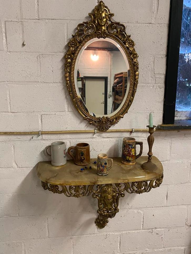 Spiegeltje aan de wand, Antiek en Kunst, Antiek | Spiegels, Ophalen