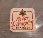 Oud bierviltje brouwerij Delbruyere Chatelet, Ophalen of Verzenden