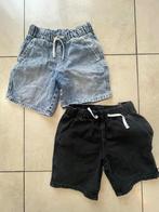 2 jeans-shorts H&M baggy-style maat 110, Kinderen en Baby's, Kinderkleding | Maat 110, Broek, Gebruikt, Jongen of Meisje, H&M
