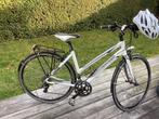 dames fiets met helm, Vélos & Vélomoteurs, Vélos | Femmes | Vélos pour femme, Autres marques, Vitesses, Enlèvement, Utilisé