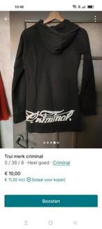 Trui merk criminal maat 38, Vêtements | Femmes, Pulls & Gilets, Comme neuf, Taille 38/40 (M), Enlèvement