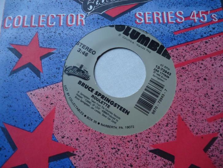 7" Bruce SPRINGSTEEN - Roulette / One step up, Cd's en Dvd's, Vinyl Singles, Single, Verzenden