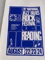 FESTIVAL DE READING ROCK VINTAGE 1980, Collections, Musique, Artistes & Célébrités, Comme neuf, Affiche, Œuvre d'art ou Peinture