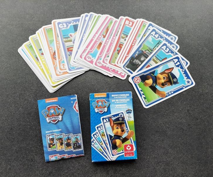 Paw Patrol kwartet en actiespel, goede staat., Hobby en Vrije tijd, Gezelschapsspellen | Kaartspellen, Zo goed als nieuw, Ophalen of Verzenden