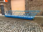 escalier industriel bleu 16 marches, Enlèvement, Utilisé, Escalier, 2 à 4 mètres