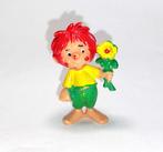 Die Kleine Kobold Pumuckl Blumenfreud DE 1985, Hardplasticfiguren, Gebruikt, Ophalen of Verzenden