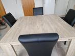 Eettafel Lamulux, Huis en Inrichting, Ophalen, Vierkant, Zo goed als nieuw, 100 tot 150 cm