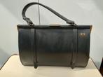Vintage handtas M, Handtassen en Accessoires, Tassen | Damestassen, Ophalen, Gebruikt, Zwart, Handtas