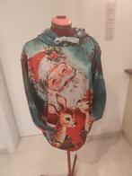 Beau sweat à capuche de Noël coloré motif père Noël et faon., Overige kleuren, Ophalen of Verzenden, Zo goed als nieuw, SHEIN