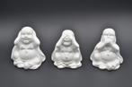 3 boeddha beeldjes "See, Hear, Say No Evil", Ophalen of Verzenden, Gebruikt