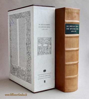 KEULSE BIJBEL Biblia (1478-79) Genummerde LUXE-uitgave LEDER beschikbaar voor biedingen