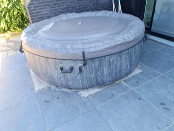 Intex Pure Spa Greywood Deluxe opblaasbare spa - 6 persoons, Enlèvement, Comme neuf, Tapis de sol, Gonflable