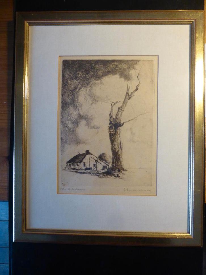 L'arbre à glands, Antiquités & Art, Art | Eaux-fortes & Gravures, Enlèvement ou Envoi