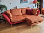 Canapé fauteuil couleur orange tissu, Huis en Inrichting, Zetels | Complete zithoeken, Ophalen