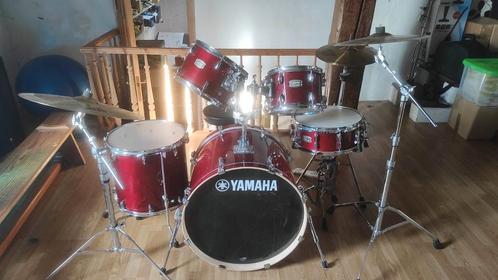 Batterie - drumkit - Yamaha Stage Custom Birch, Musique & Instruments, Batteries & Percussions, Comme neuf, Yamaha, Enlèvement ou Envoi