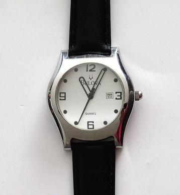 Bulova heren quartz horloge met kalender. Model BC958. Uurwe beschikbaar voor biedingen