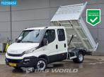 Iveco Daily 35C12 Kipper Dubbel Cabine Kist 3500kg trekhaak, Autos, Camionnettes & Utilitaires, 120 ch, 3500 kg, Tissu, Iveco