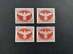 Duitse postzegels wo2 - Feldpost (4st), Verzenden, Duitse Keizerrijk, Postfris