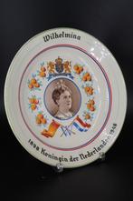 Gedenkplaat: Nederland 1898 Koningin der Nederland, Antiek en Kunst, Ophalen of Verzenden