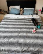 Boxspring, Huis en Inrichting, Slaapkamer | Boxsprings, Ophalen, Zwart, Tweepersoons, Zo goed als nieuw
