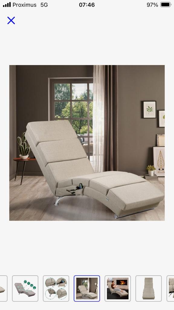 Massage matras - ligbed - ligbank - zetel - fauteuil, Sport en Fitness, Massageproducten, Nieuw, Ophalen