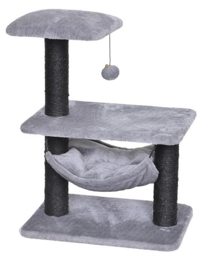 Krabpaal Tokyo Bridge Grijs, Dieren en Toebehoren, Krabmeubelen, Nieuw, Krabpaal, Ophalen