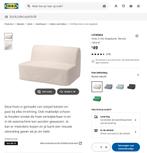 Lycksele beige hoes voor 2-zits slaapbank, Ophalen of Verzenden, Nieuw, Beige