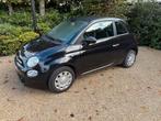 Zeer nette fiat 500 met weinig kilometers., Auto's, Voorwielaandrijving, Stof, Euro 6, Zwart