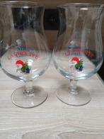 2 La Chouffe glazen 25 cl, Verzamelen, Ophalen, Zo goed als nieuw